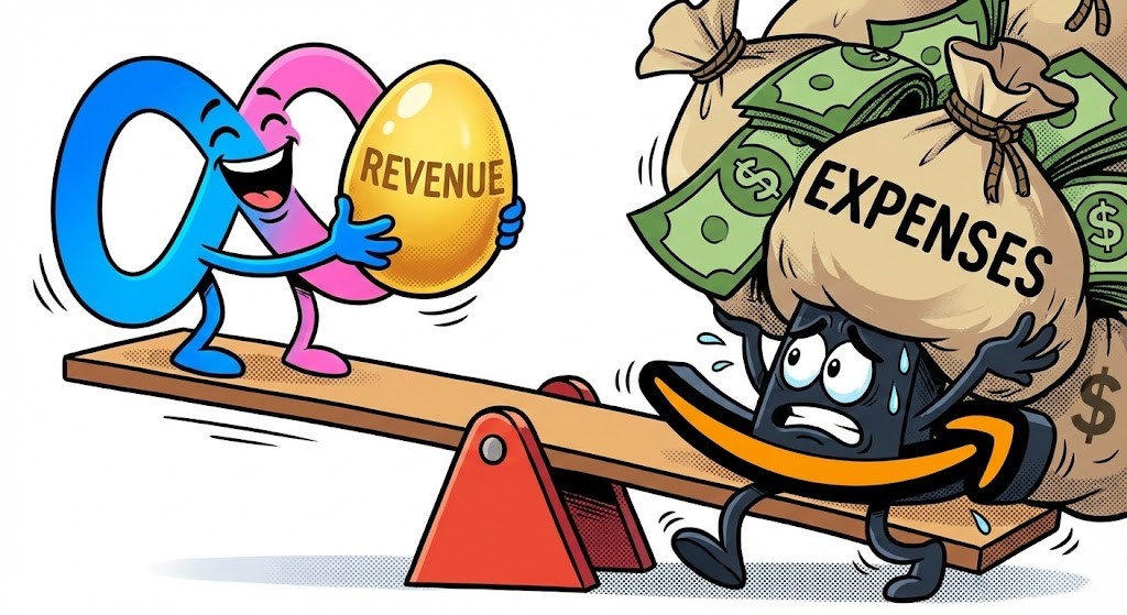 아마존과 메타의 빅테크 AI 투자 대비 주가 흐름 차이