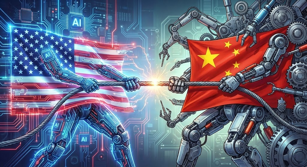 미국과 중국의 휴머노이드 로봇 기술 경쟁 비교