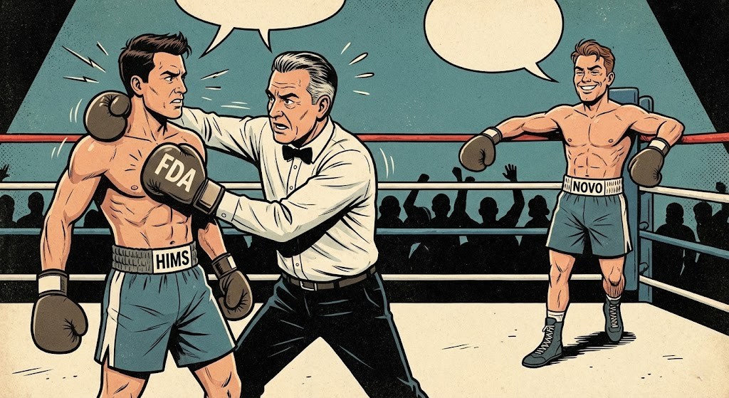 FDA 규제로 인한 힘스앤허스와 노보노디스크의 희비 교차