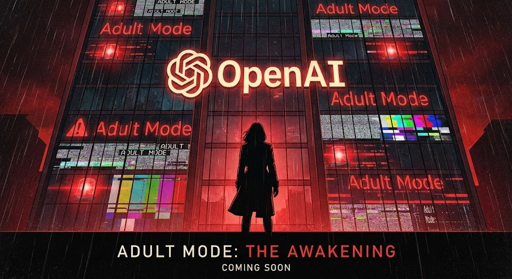 오픈AI 성인 모드 도입을 반대하다 해고된 라이언 베이어마이스터 부사장을 형상화한 이미지