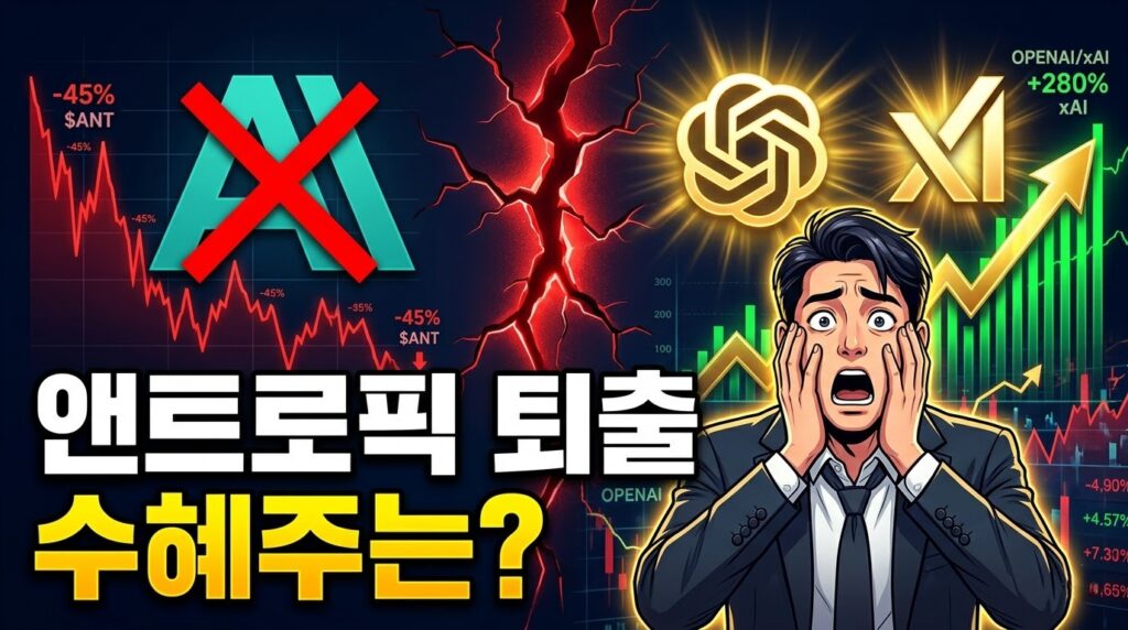 앤트로픽 국방부 계약 결렬 후 OpenAI xAI 반사이익 수혜주 분석 2026