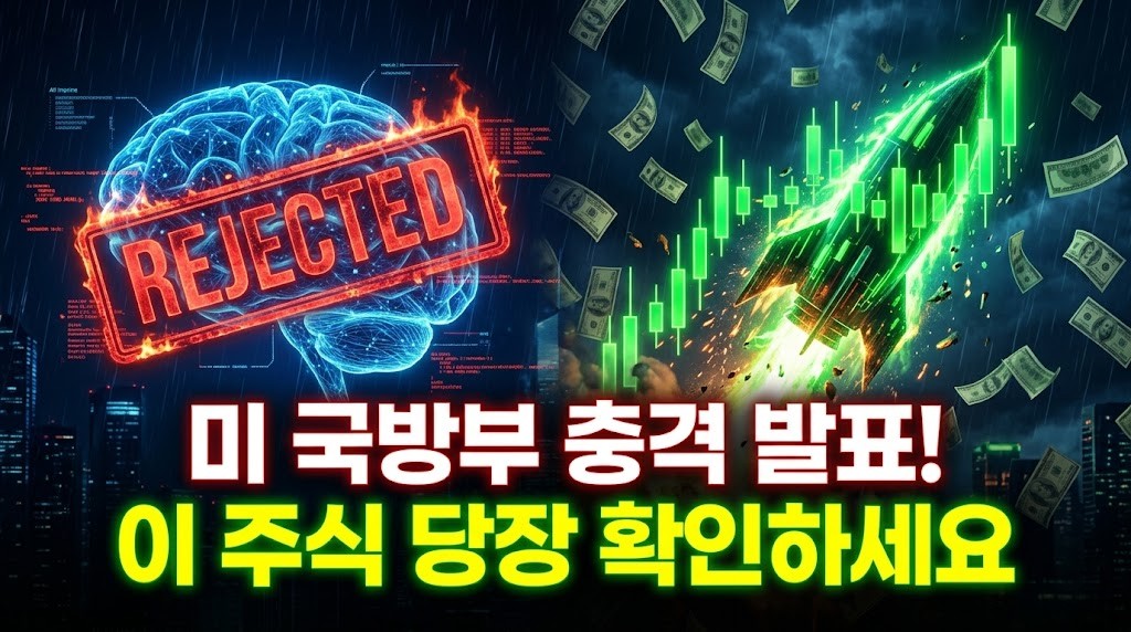 국방 AI 관련주 오픈AI 팔란티어 폭등 차트와 앤스로픽 퇴출 사태