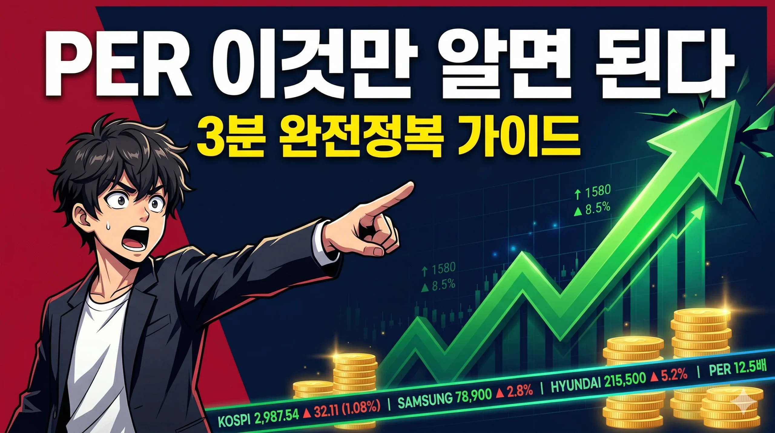 PER 뜻 완전정복 - 저평가 주식 찾는 주가수익비율 활용법 2026