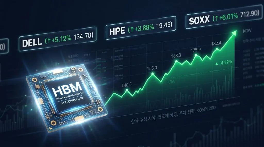 AI 서버 수혜주 반도체 관련주 SMCI 슈퍼마이크로 델 HPE ETF 투자 포인트