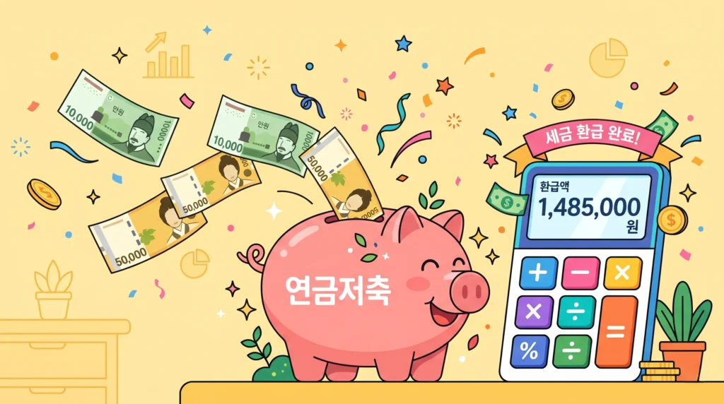 연금저축펀드 세액공제 최대 148만원 환급 시뮬레이션