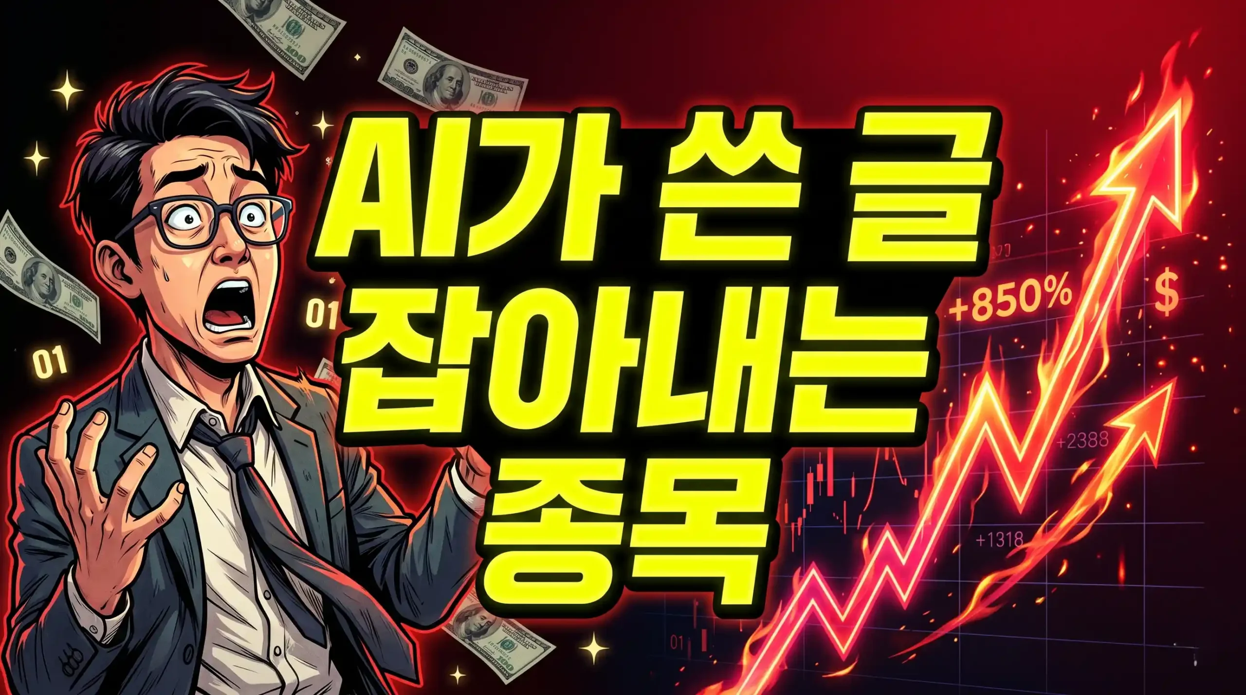 AI 검출 관련주 폭발 썸네일 - 2026년 안티AI 산업 부상